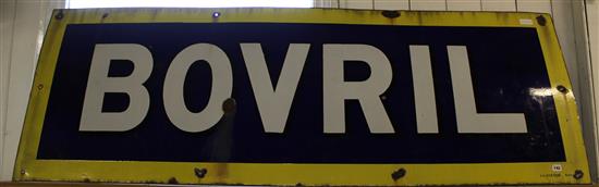 Large Bovril tin sign